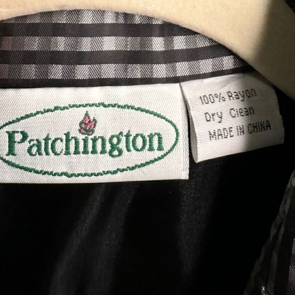 Patchington Jacket Check Pattern Black & White 10… - image 7